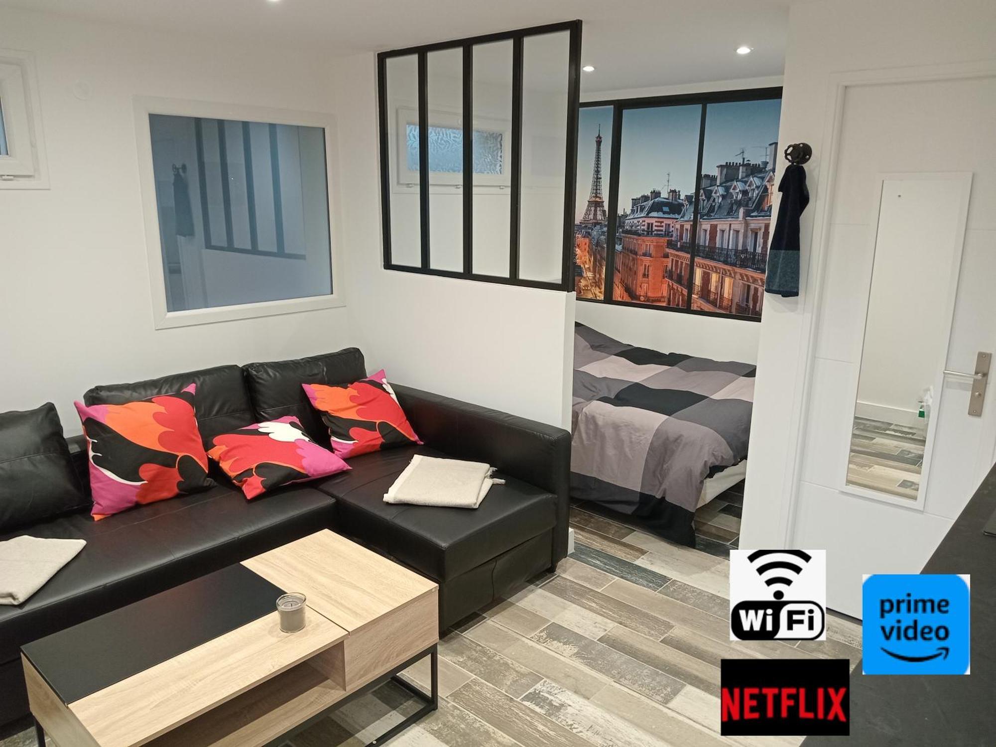 Studio Neuf Joliment Decore A 5 Min De L'Aeroport Athis-Mons Extérieur photo